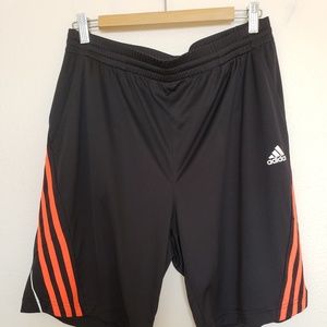 Adidas climalite shorts with pockets L